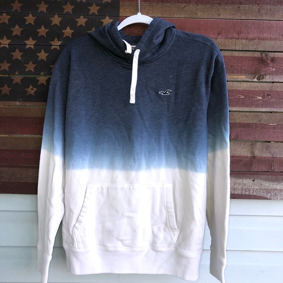 hollister dip dye hoodie